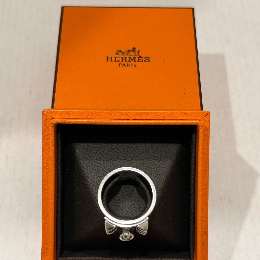 Hermes Collier De Chien Silver Ring - Picture 7 of 11